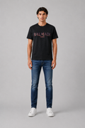 Balmain colorful Logo T-shirt - Black