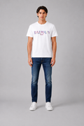 Balmain colorful Logo T-shirt - White