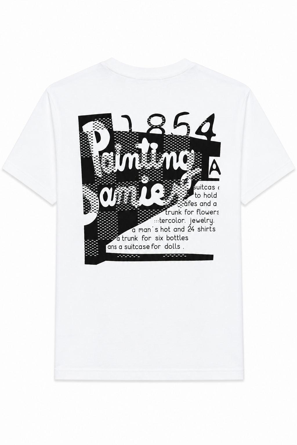 Louis Vuitton graphic print Logo T-shirt- White