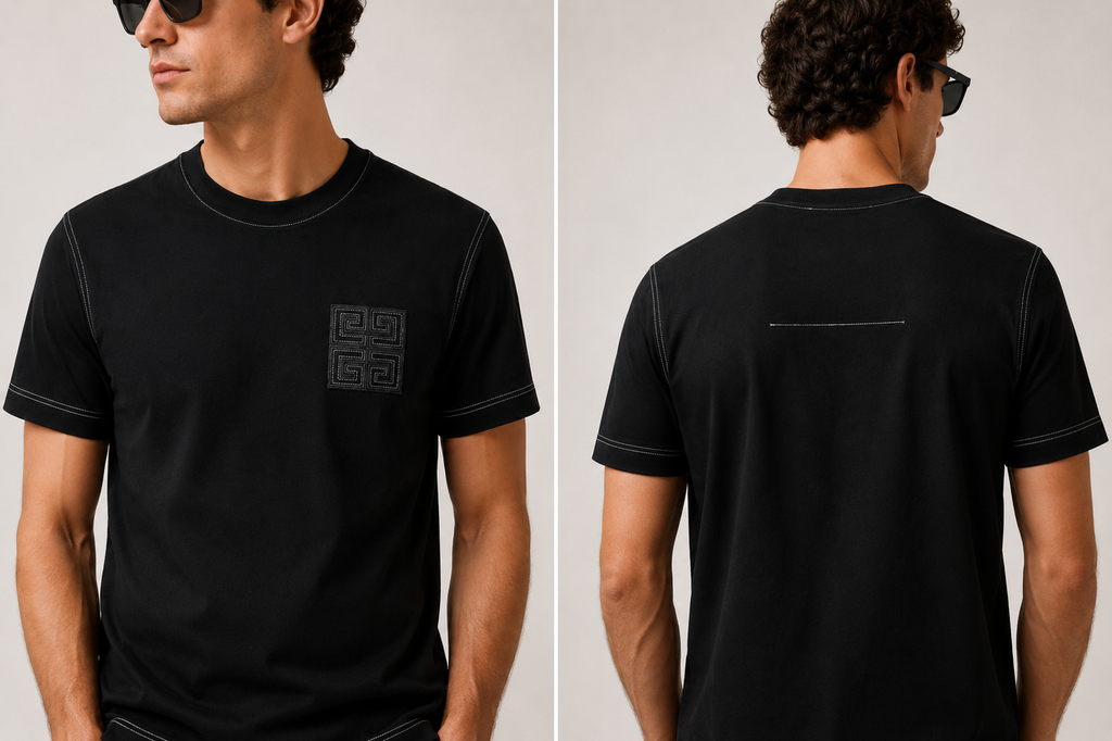 Givenchy embroidered logo T-shirt - Black
