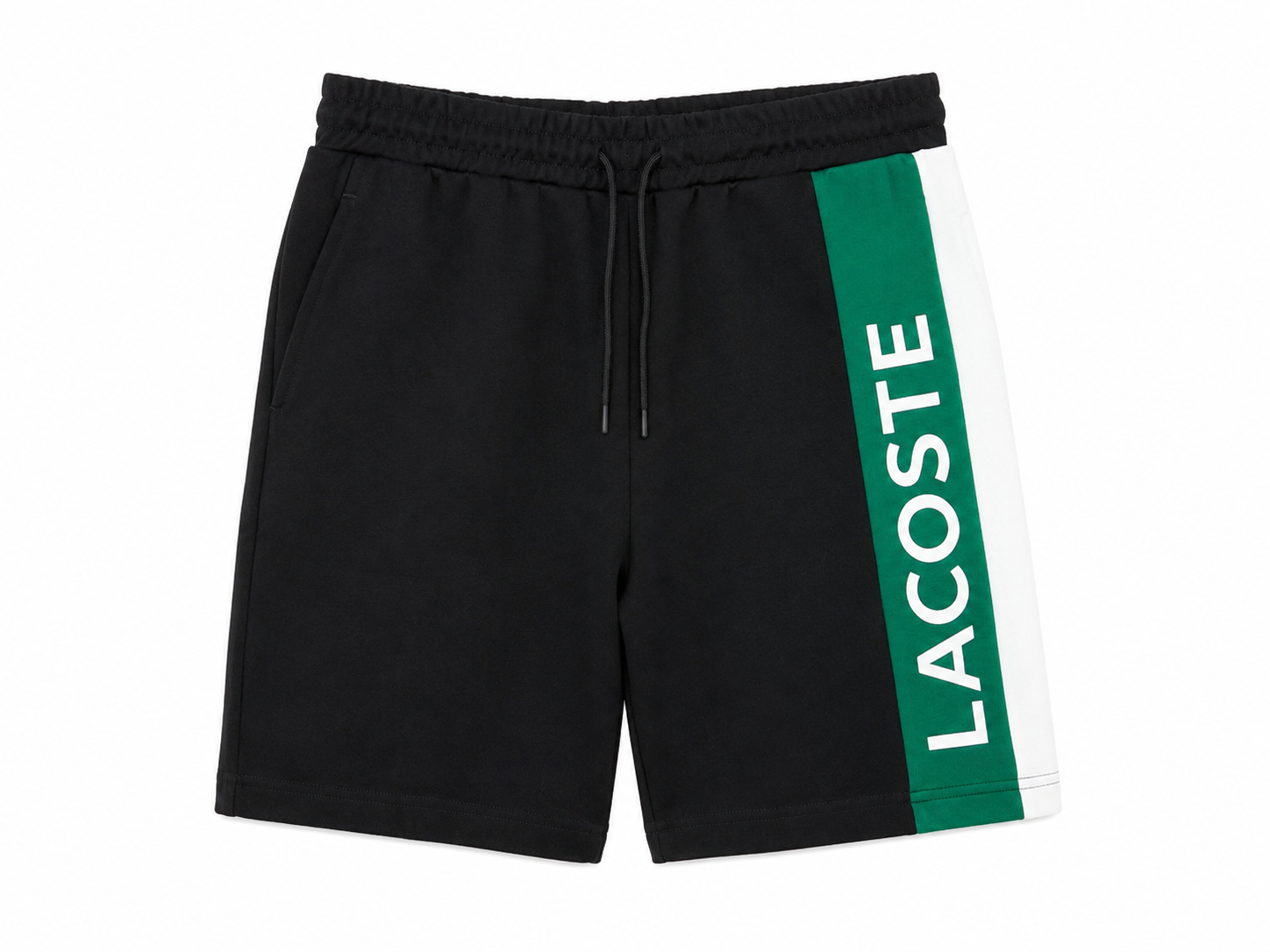 Lacoste Color-Block T-Shirt & Shorts Set - Black and Green