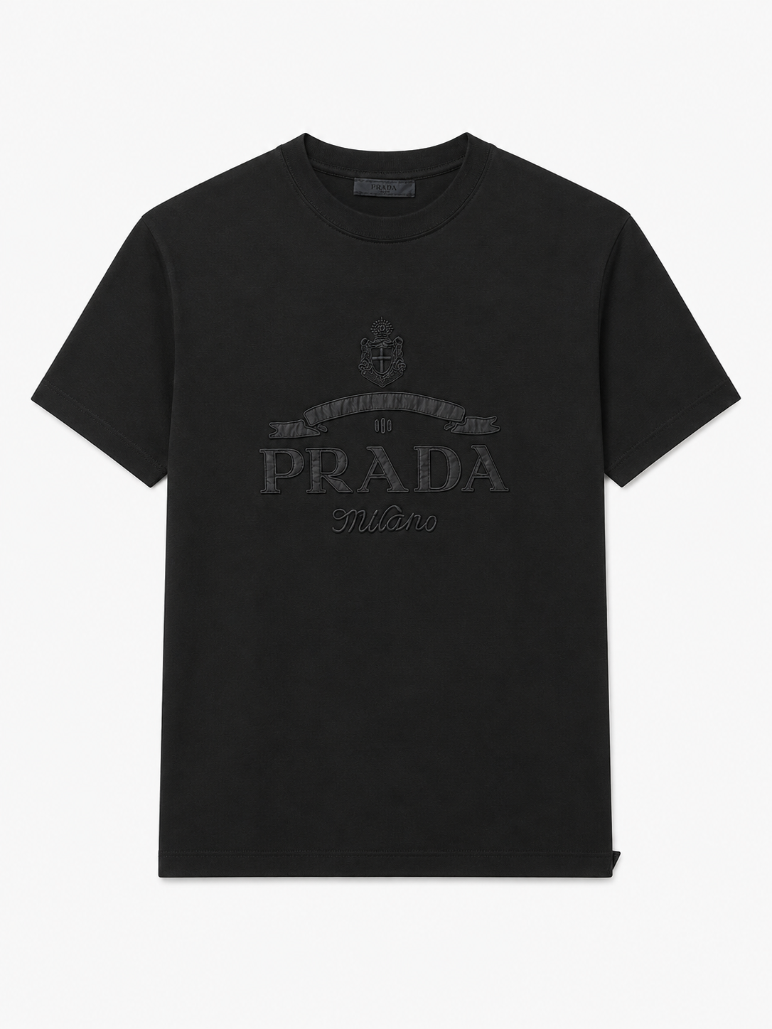 Prada Graphic print logo T-shirt - Black