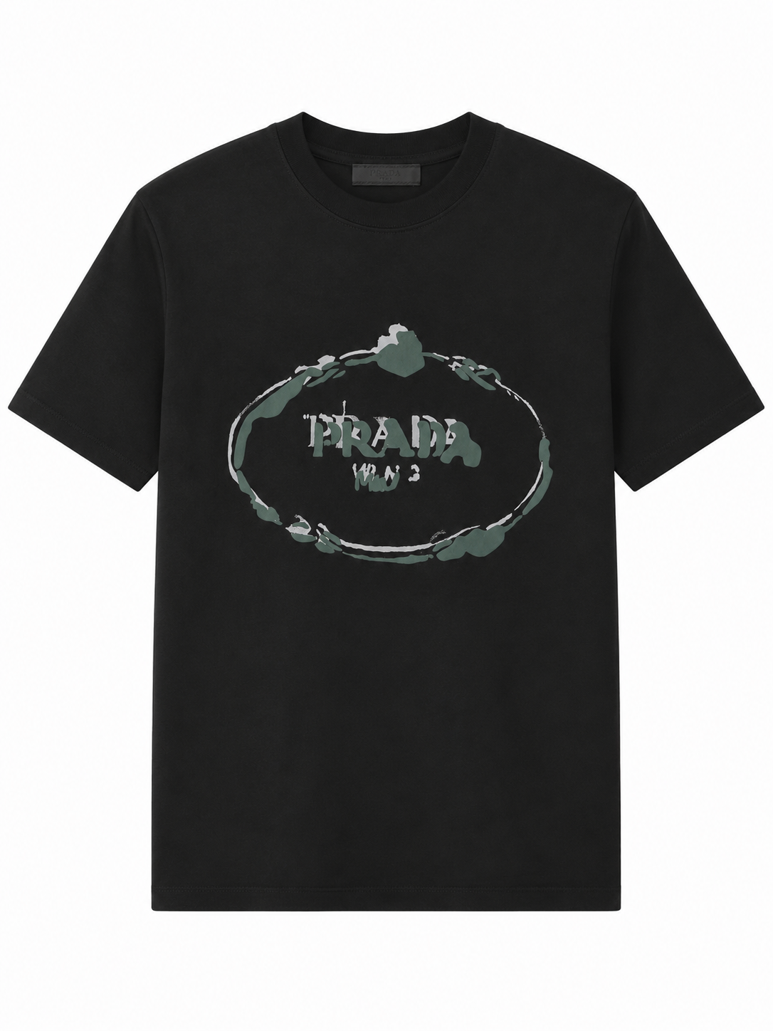 Prada Graphic print logo T-shirt - Black