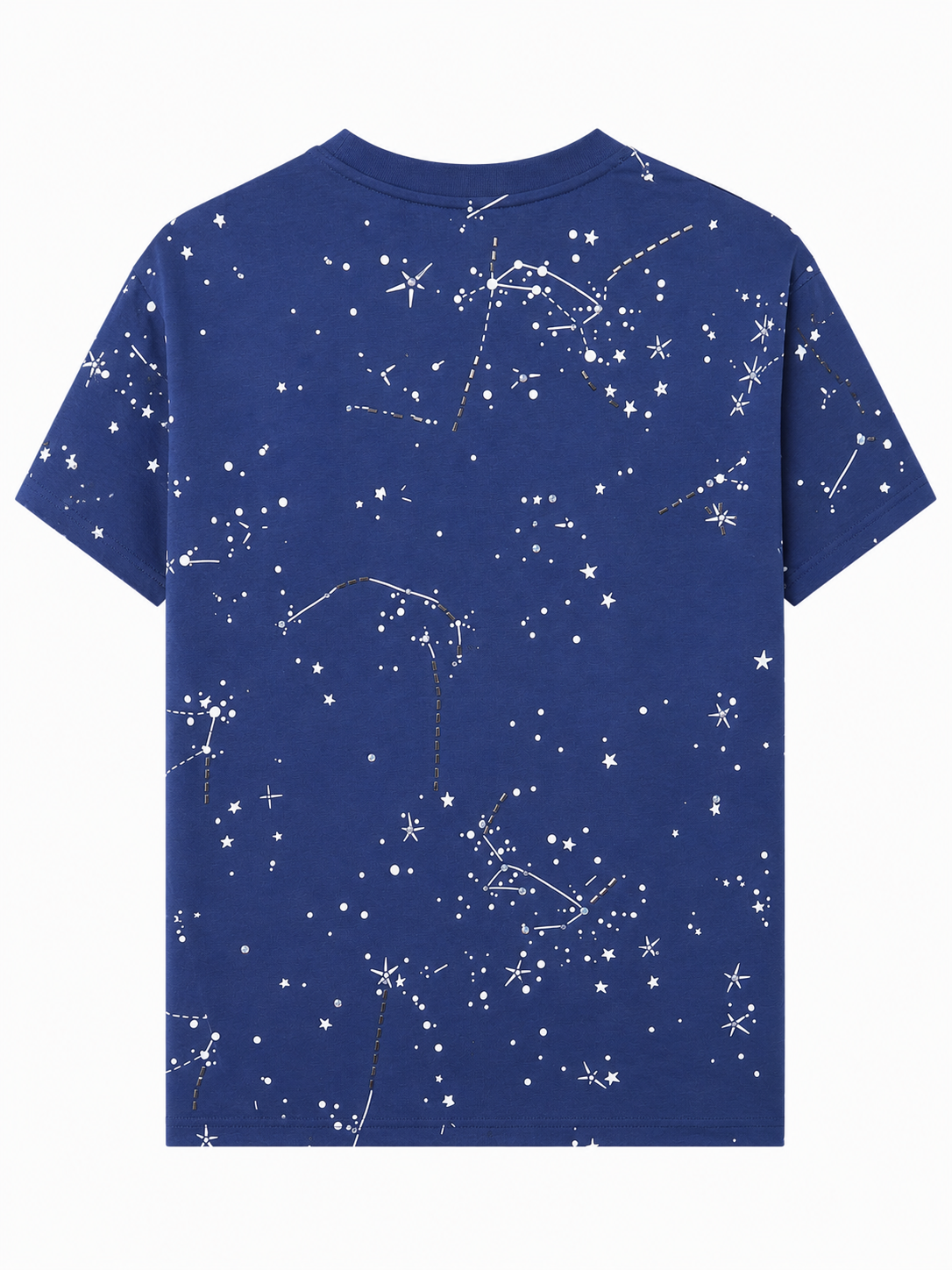 Gucci blue "Cosmogonie" star-shaped T-shirt  - Blue