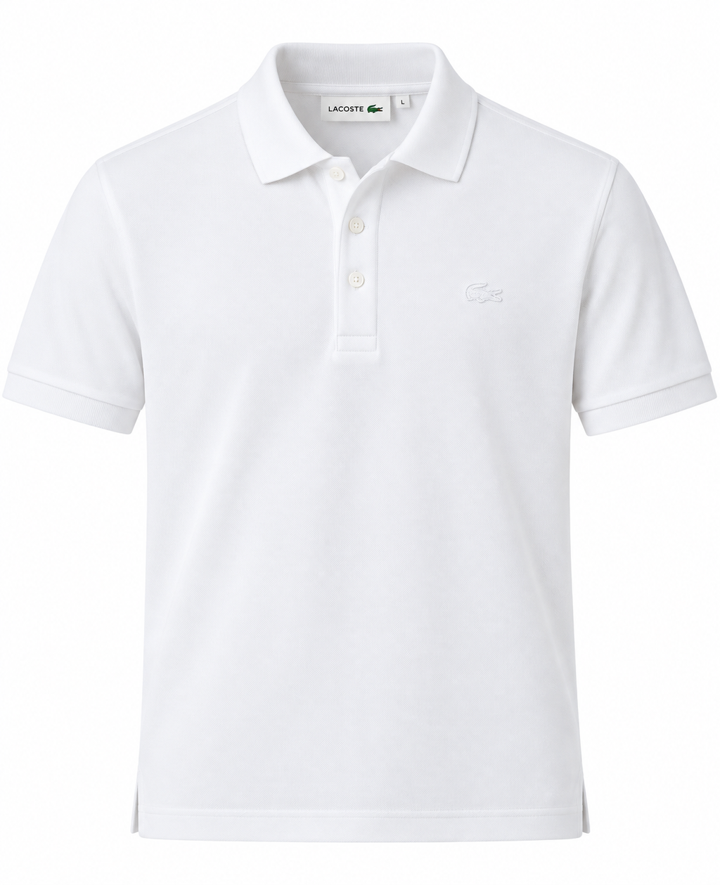 Lacoste Regular Fit Paris Piqué Polo - White