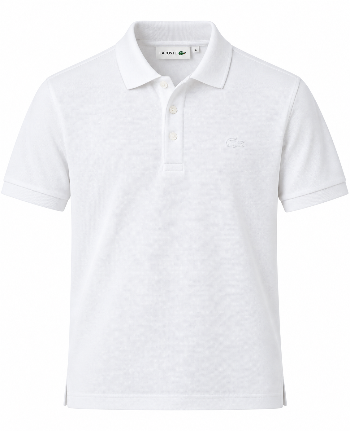 Lacoste Regular Fit Paris Piqué Polo - White
