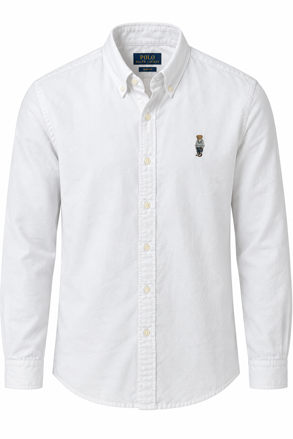 Ralph Lauren bear logo oxford shirt - white