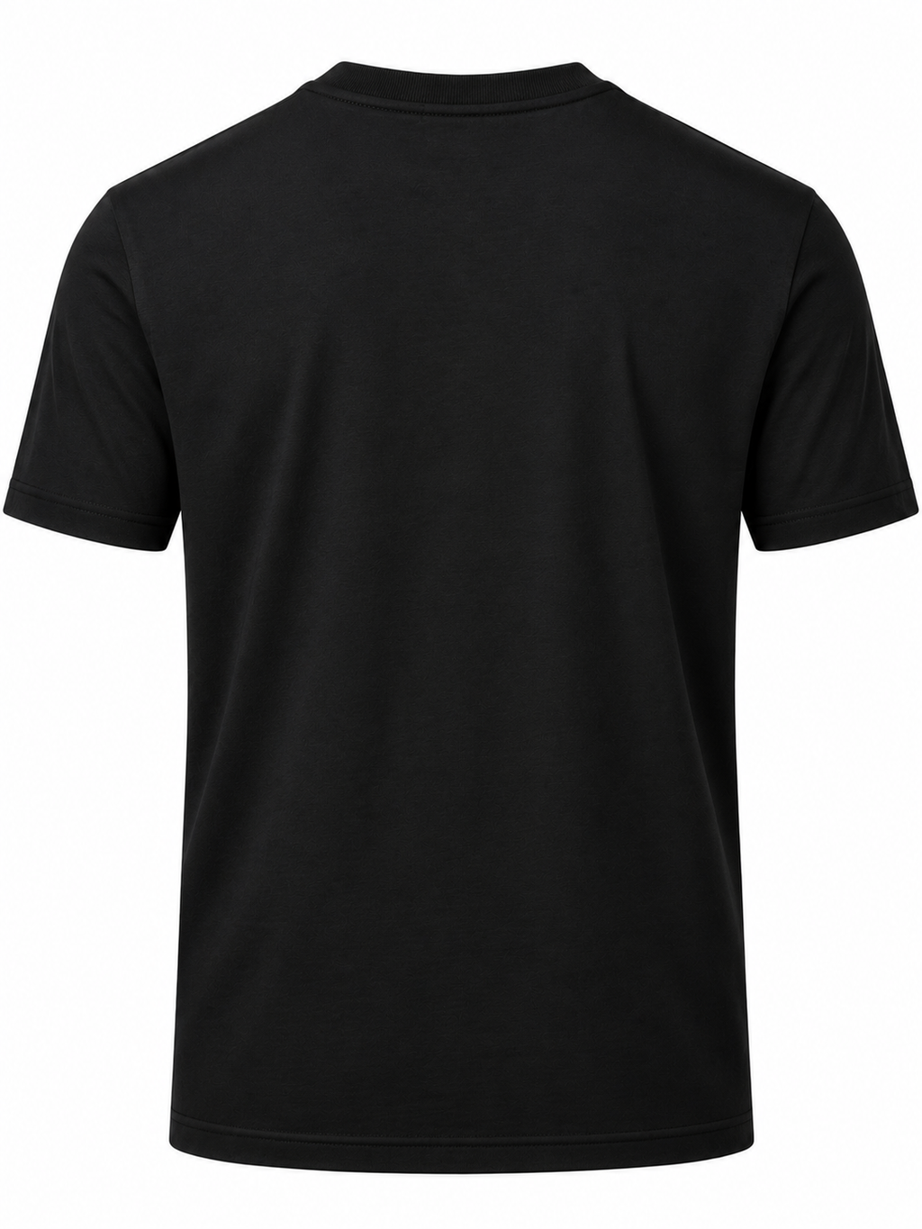 Boss  cotton jersey artwork  logo T-shirt - Black