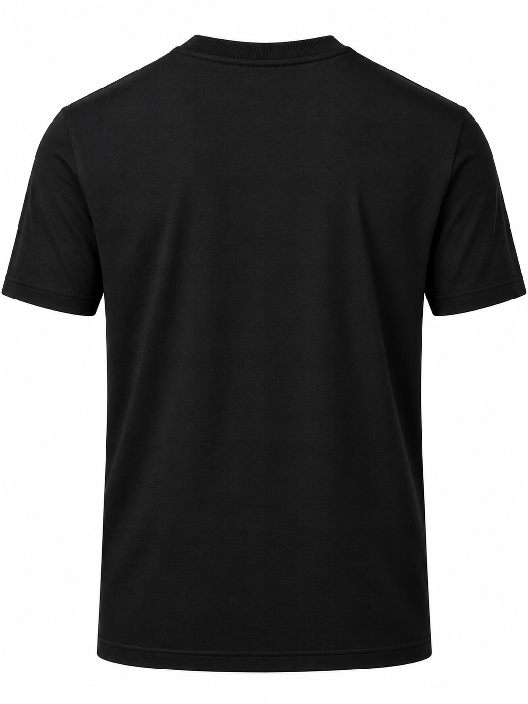 Boss  cotton jersey artwork  logo T-shirt - Black