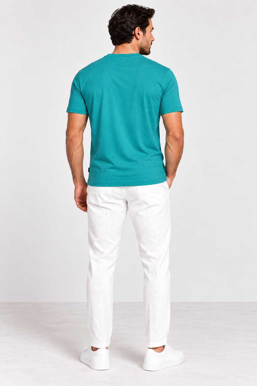 Boss Graphic logo T-shirt - Turquoise