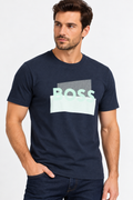 Boss Graphic logo T-shirt - Blue Navy