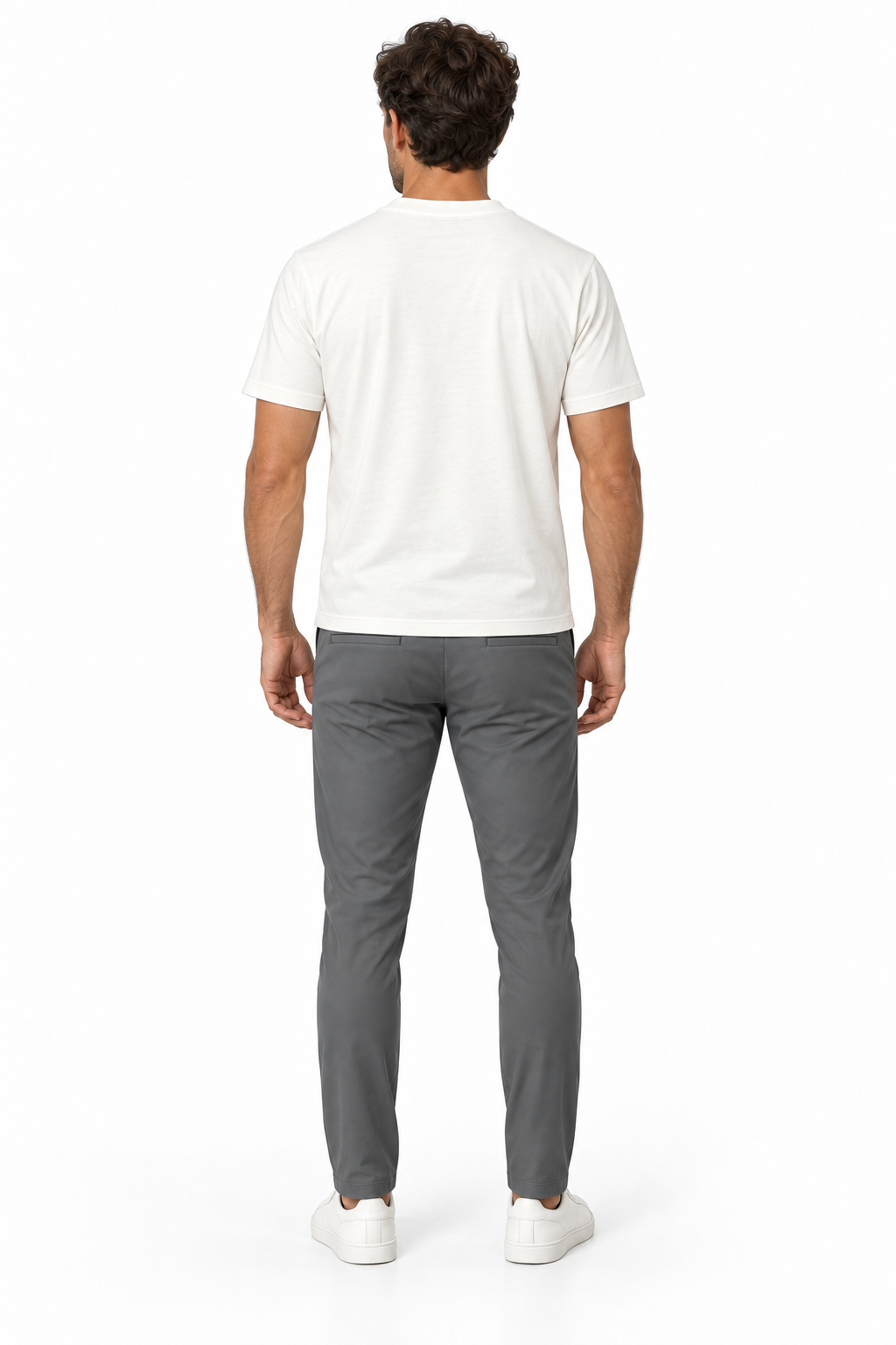 Bugatti Stripe rectangular chest logo T-shirt - White