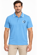 Nautica white-tipped collar T-shirt - Light Blue